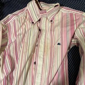 Etro striped button down shirt